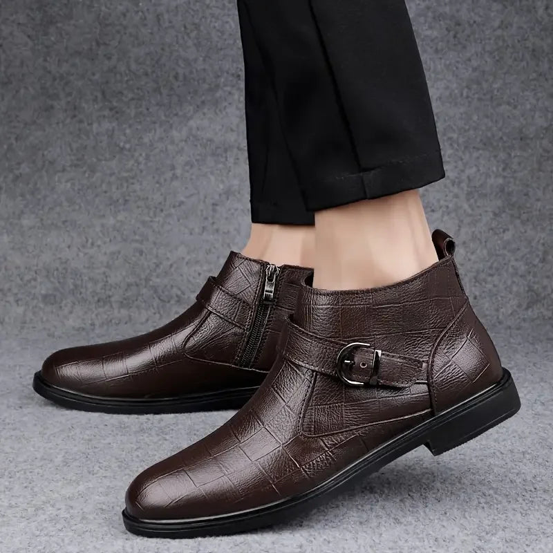 Stiefeletten mit Schnalle für Herren