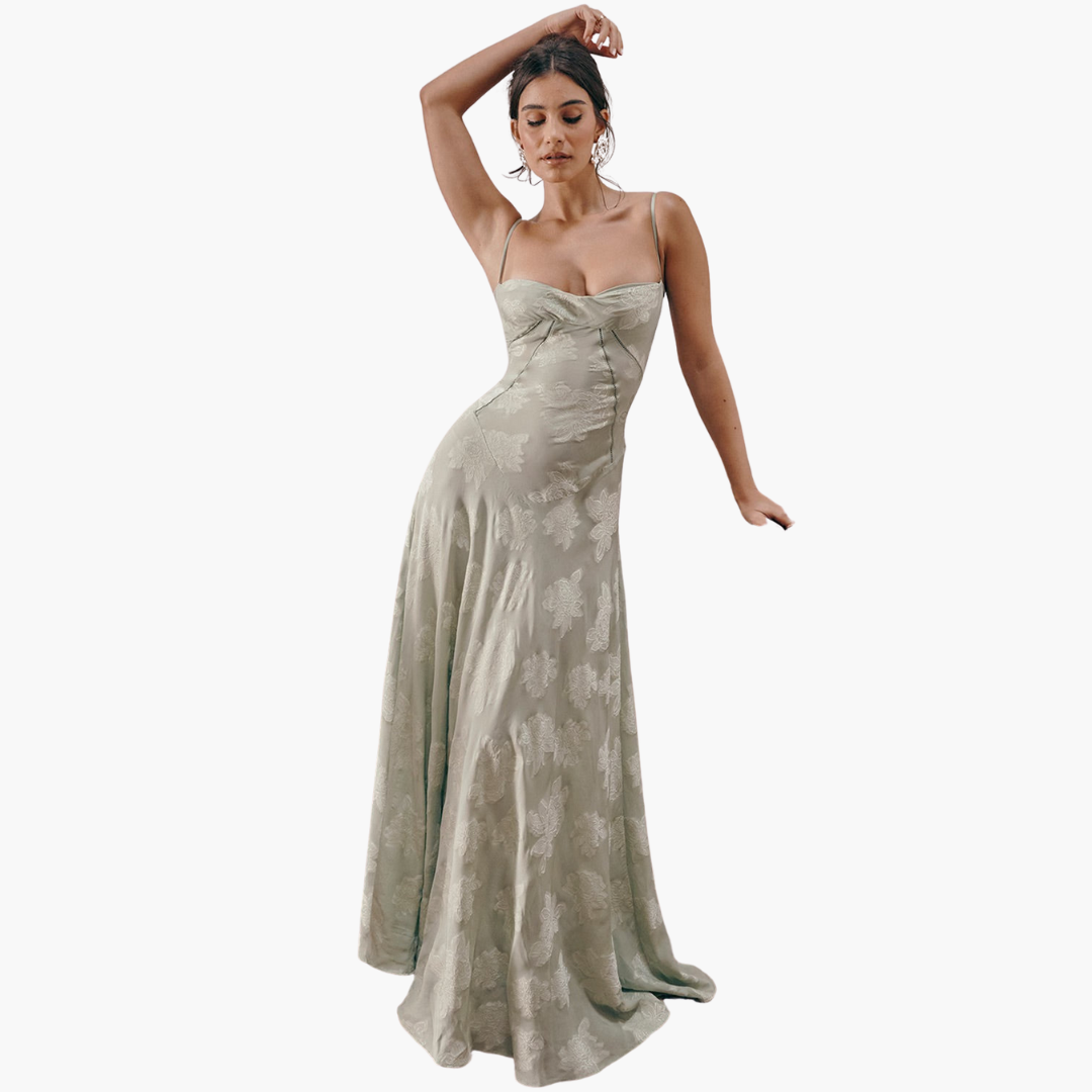 Spitzenkleid im Vintage-Stil für Damen – lang & elegant