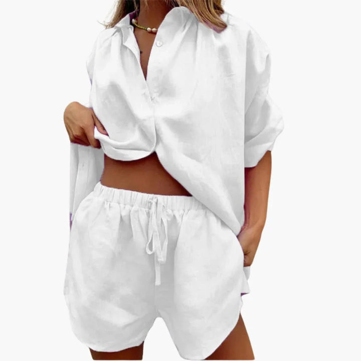 Zweiteiliges Top Shorts Set für Damen