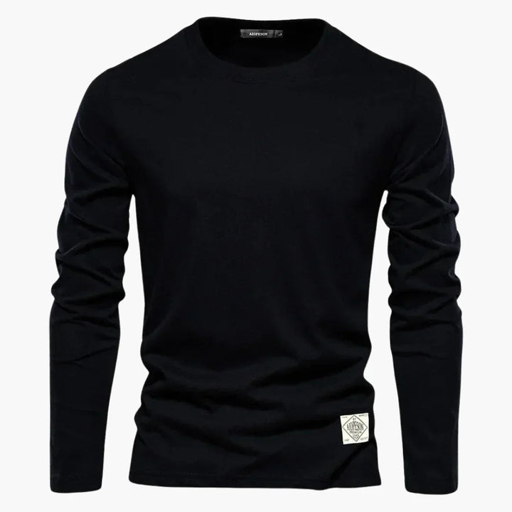 Elegantes Langarm-T-Shirt für Herren