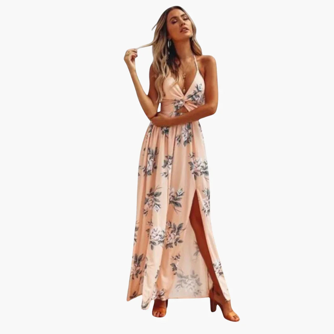 Floraler Boho Maxikleid für Damen