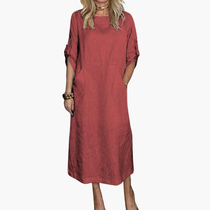 Bequemes Damen Sommerkleid mit Taschen - Perfekt für den Alltag