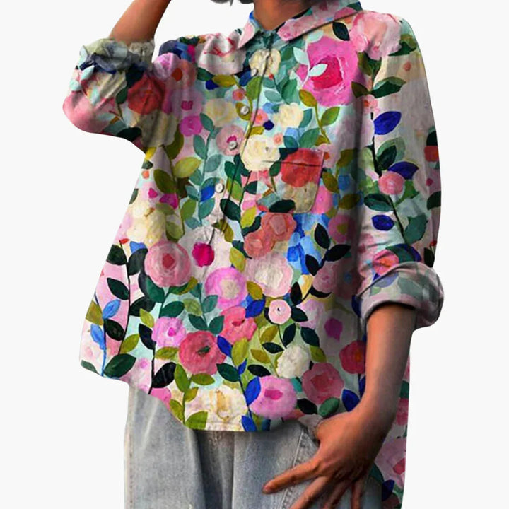 Bluse mit Blumenprint für Damen