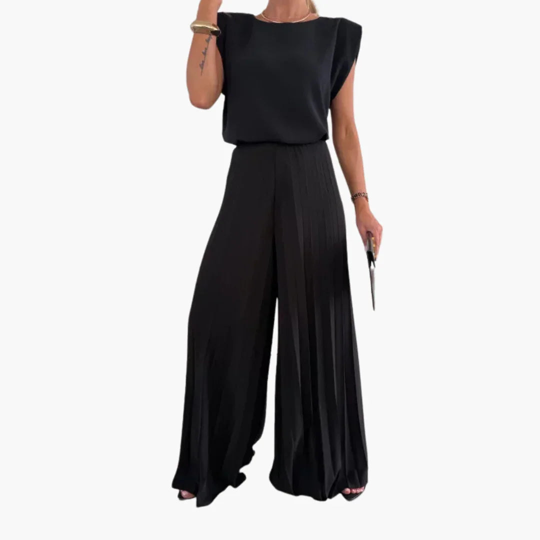 Ärmelloses Zweiteiler-Set für Damen