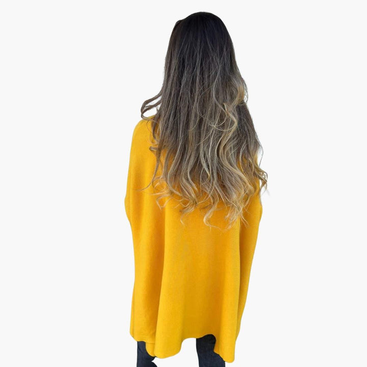 Moderner, locker sitzender Pullover mit V-Ausschnitt für Damen