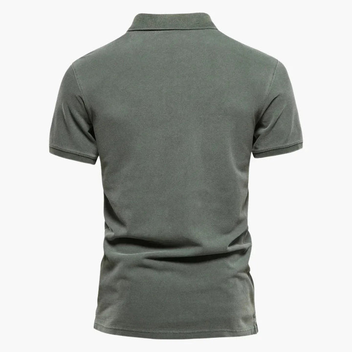 Schlankes Poloshirt mit Kragen für Herren