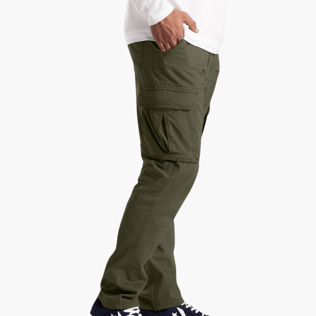 Casual style cargo pants for men - with many pockets