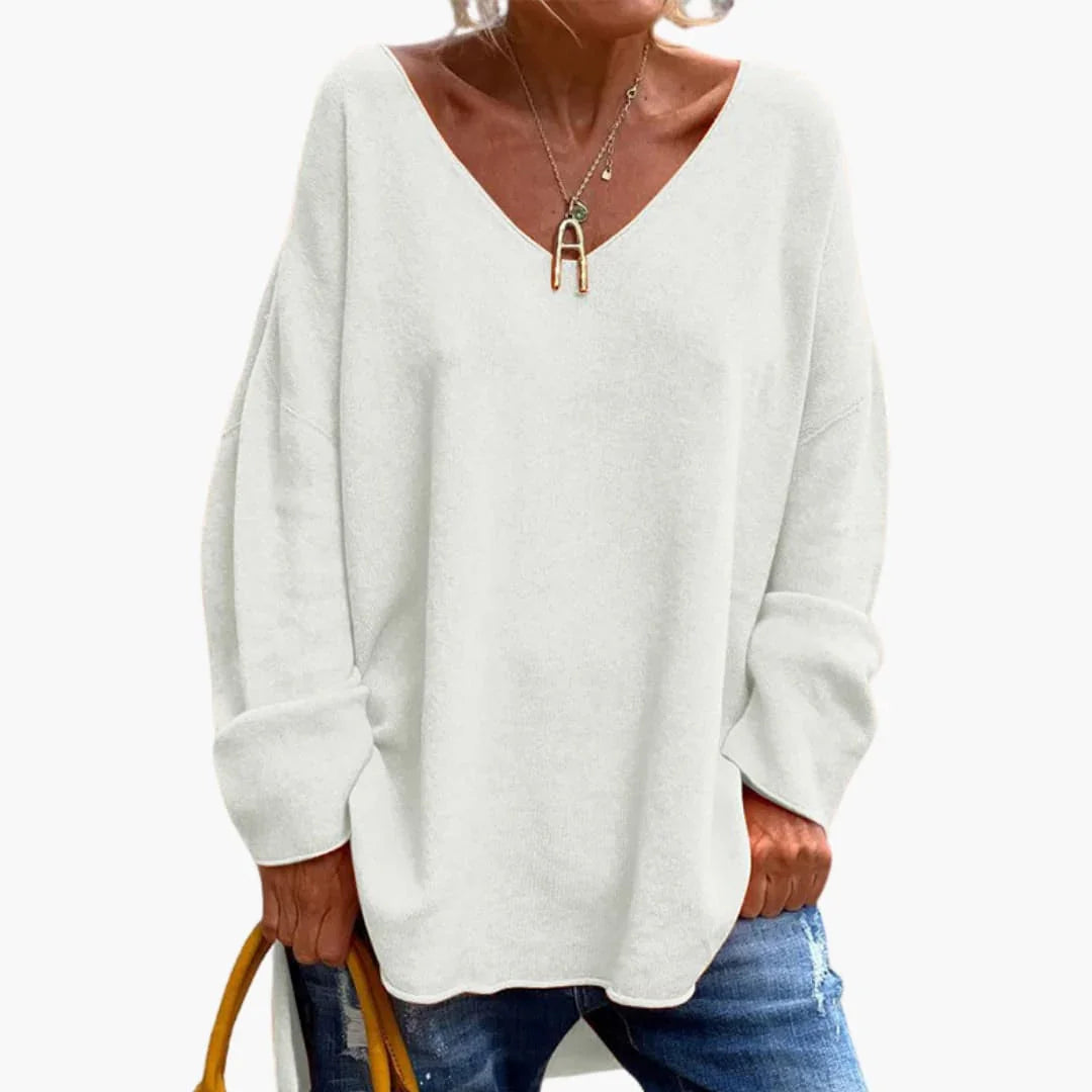 Oversized Langarm-Shirt für Damen