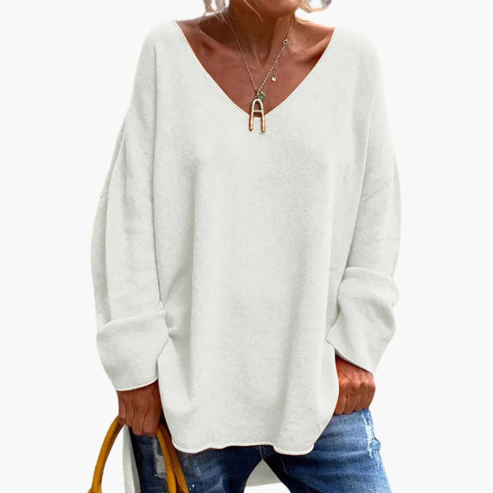 Oversized Langarm-Shirt für Damen