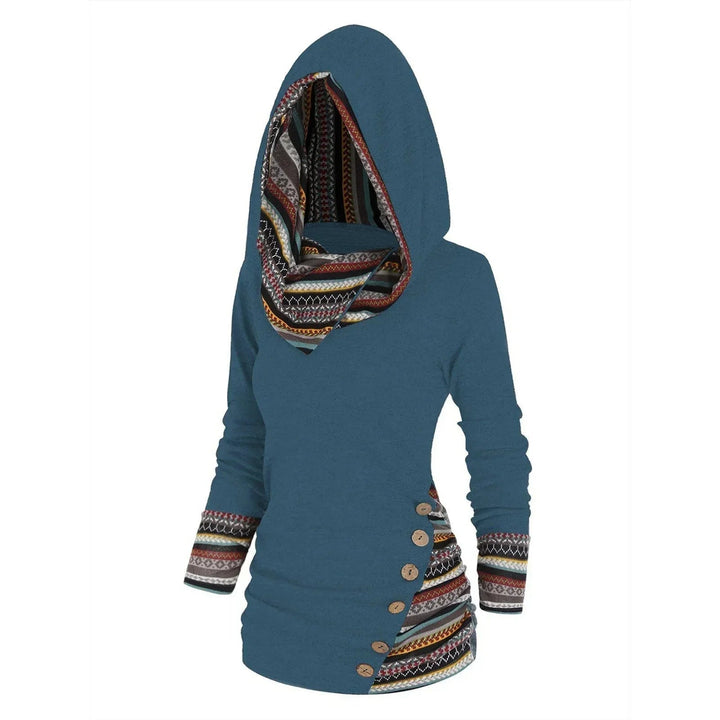 Tribal Muster Kapuzenpullover für Damen