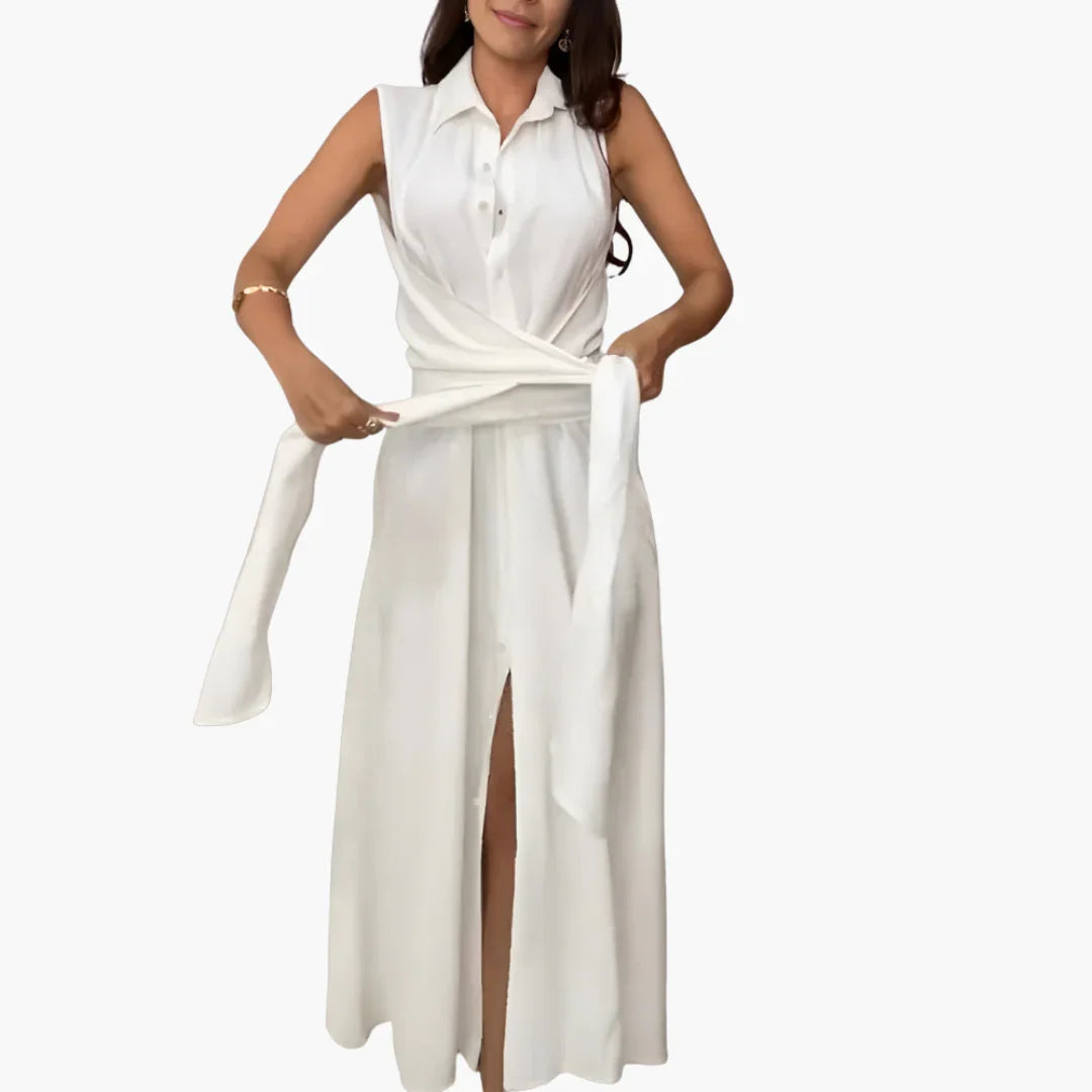 Spitzen Faltenkleid für Damen