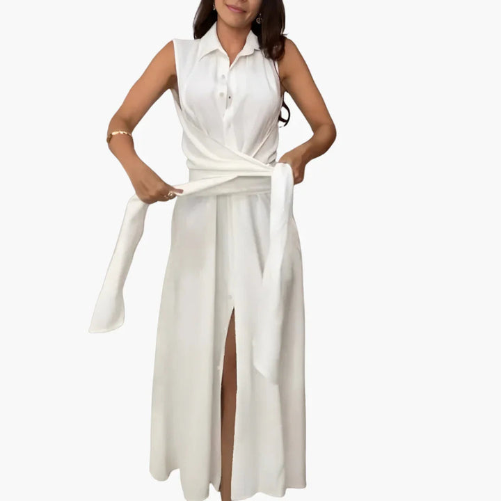 Spitzen Faltenkleid für Damen