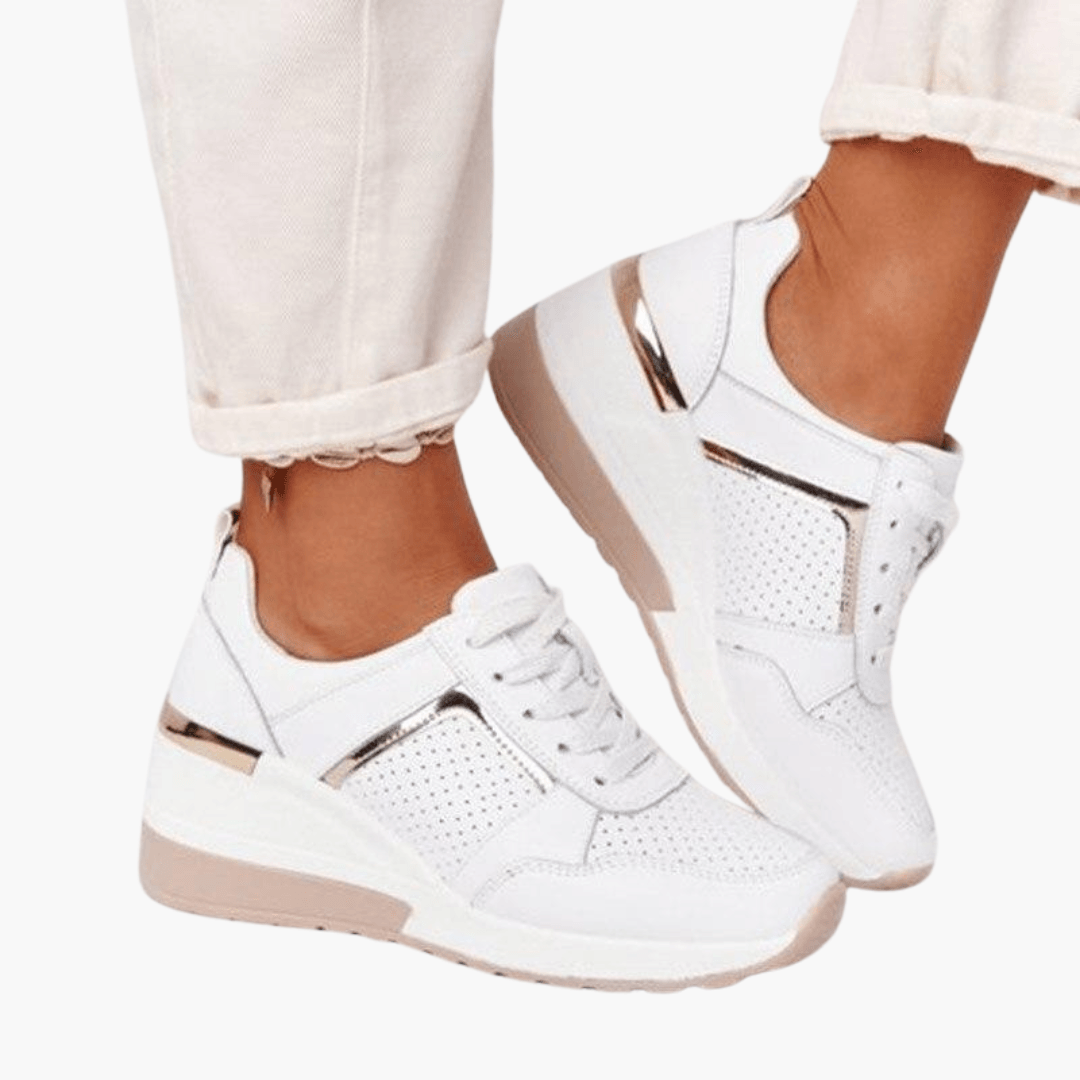 Damen Wedge Sneaker mit Plateau – Trendige Sportschuhe