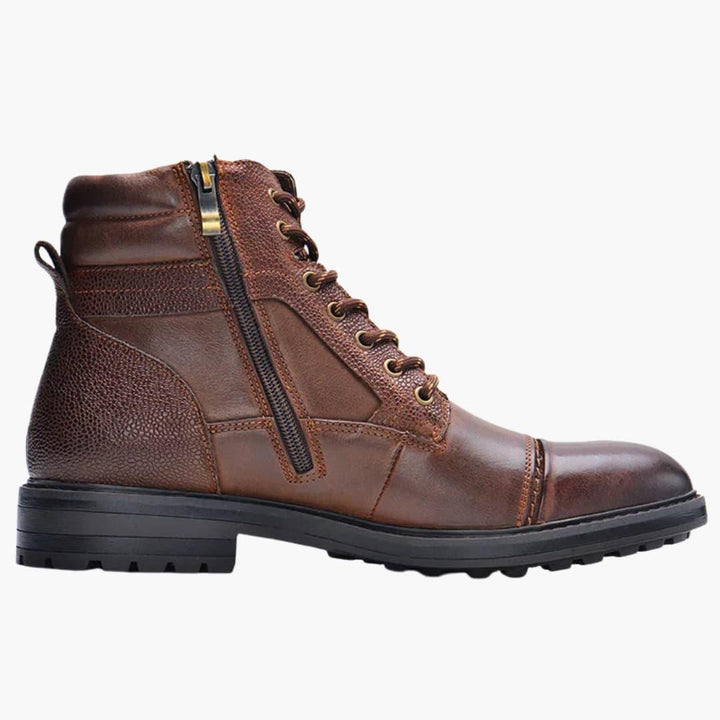 Schnürstiefel mit Reißverschluss für Herren