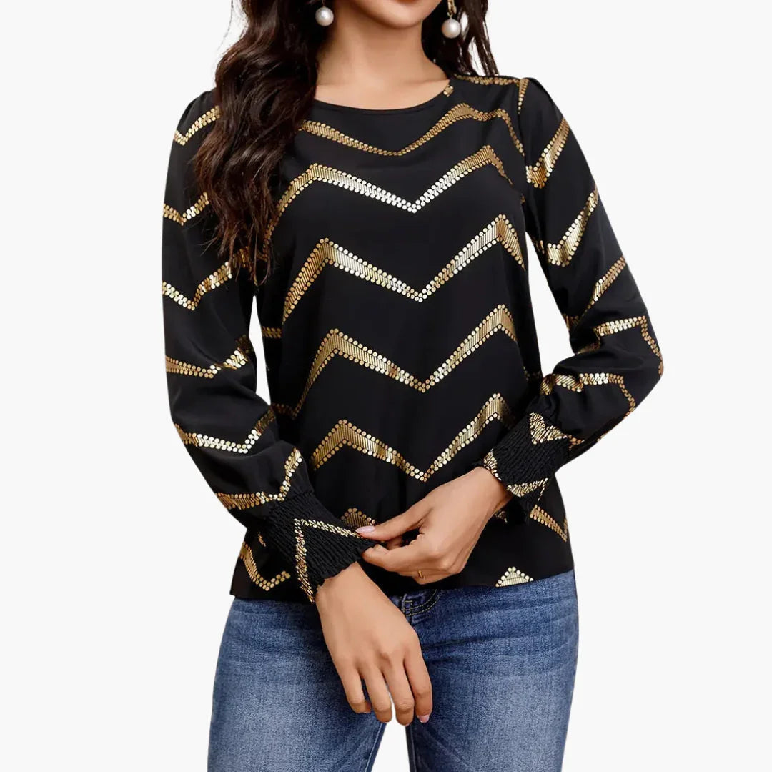 Leichte Bluse mit Details für Damen