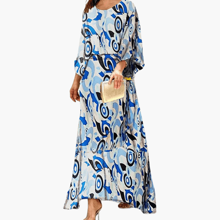 Damen Maxikleid mit Druck – Boho & Sommerkleid Stil