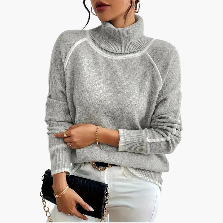 Oversize Rollkragenpullover für Damen – gemütlich & stylisch