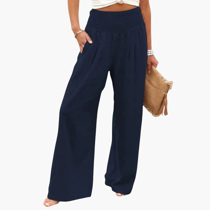 Weit geschnittene Hose für Damen