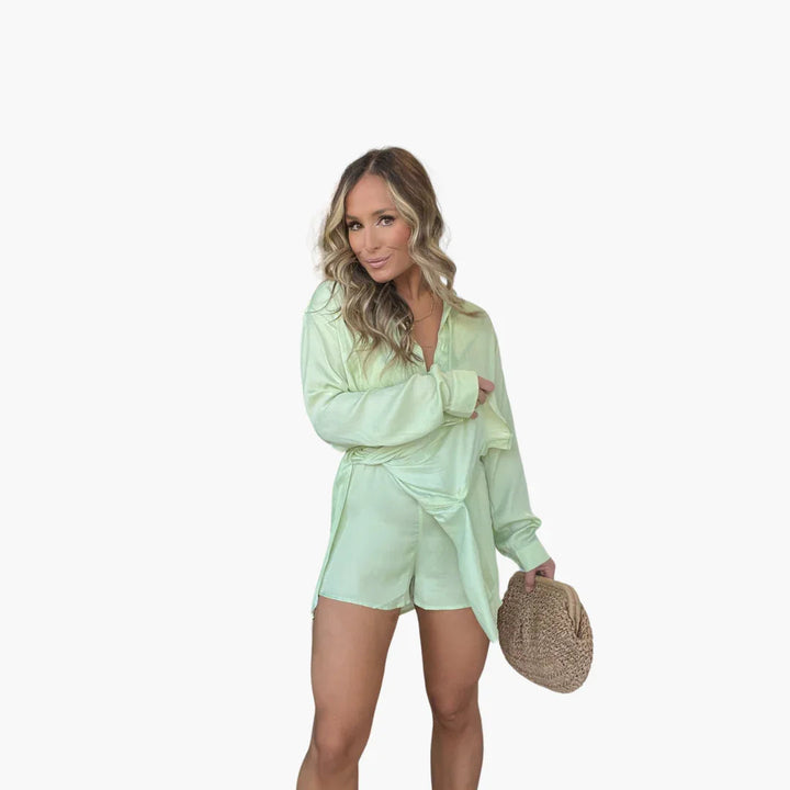 Fließender Romper Dress für Damen