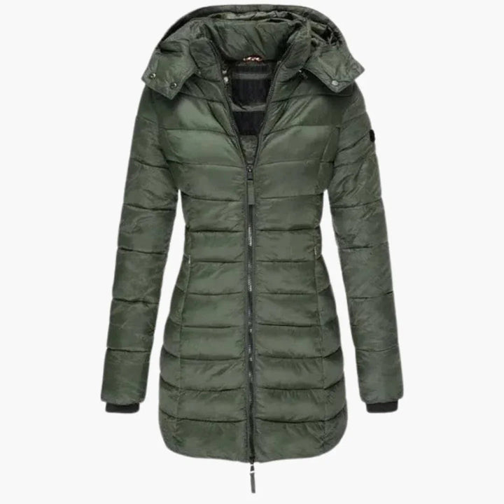 Daunenjacke mit Stehkragen für Damen