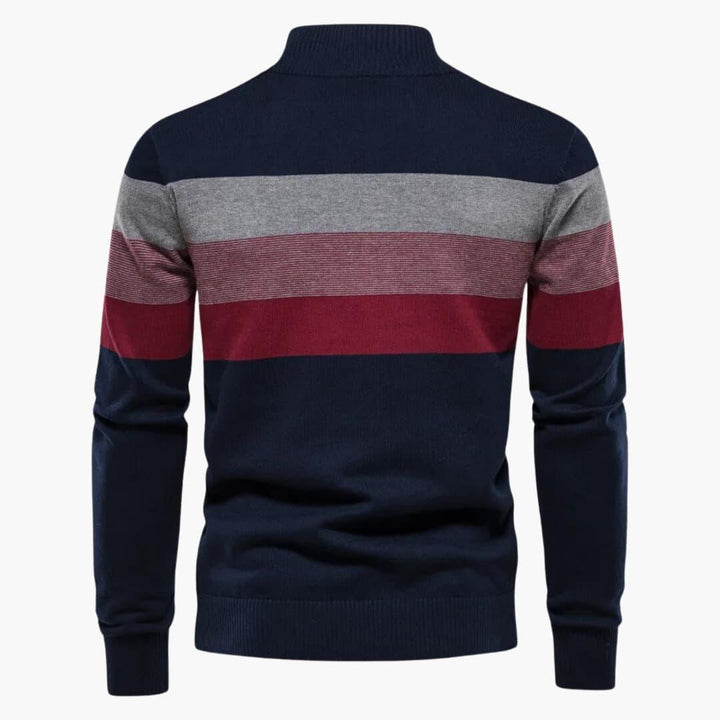 Viertelreißverschluss Pullover für Herren