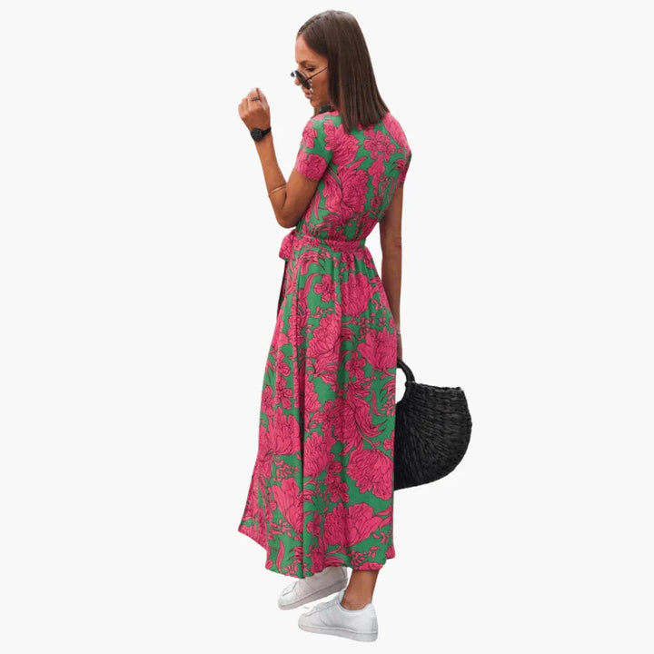Wickelkleid mit Taillenbund für Damen