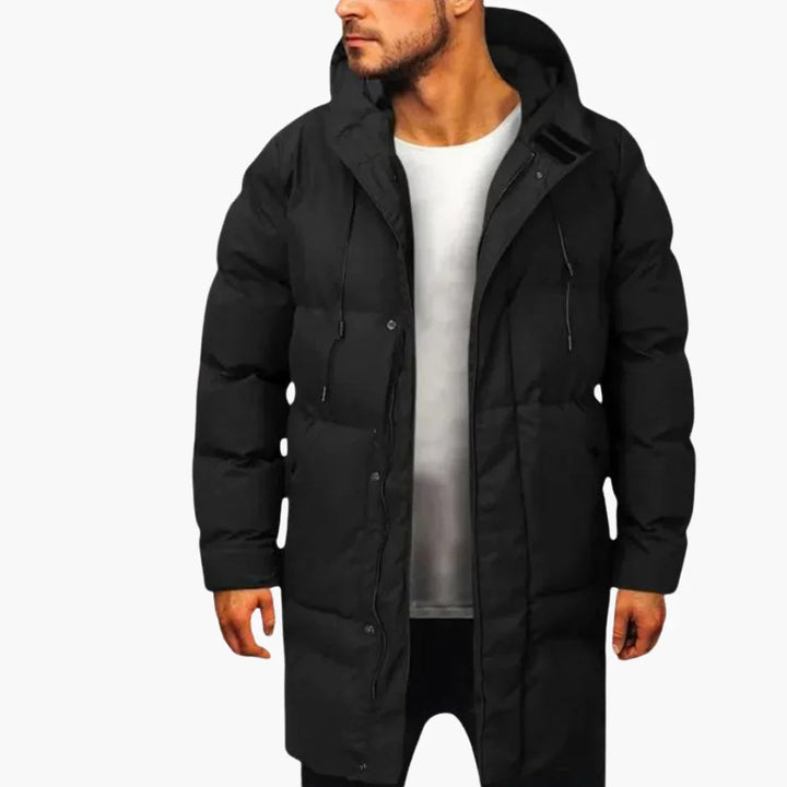 Gefütterte Parka Jacke für Herren