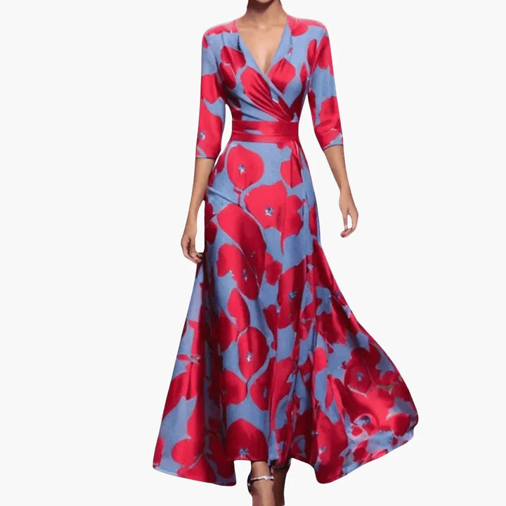 Blumen Maxi Kleid für Damen