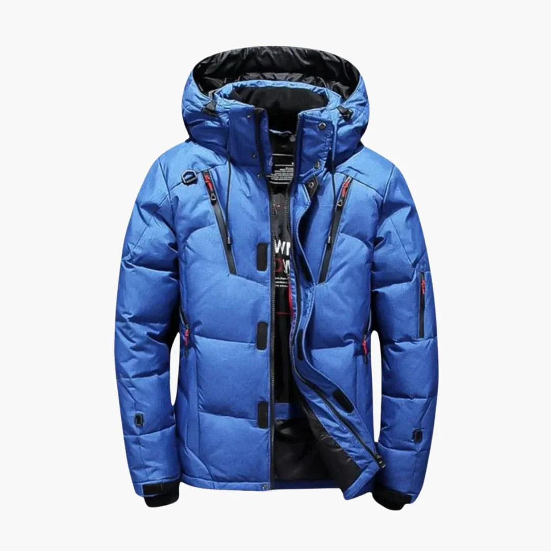 Gefütterte Daunenjacke für Herren