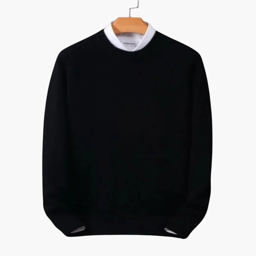 Geometrisch Gemusterter Pullover für Herren