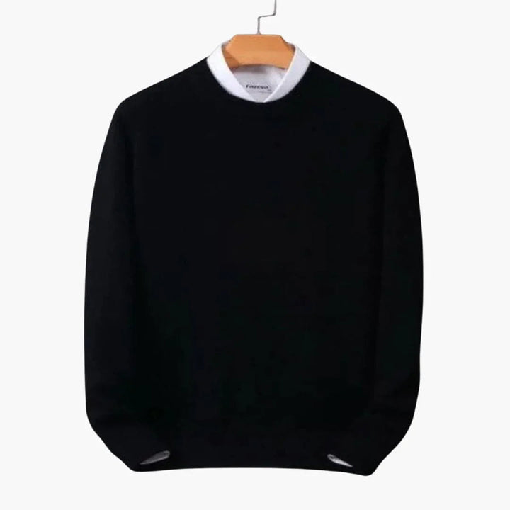 Geometrisch Gemusterter Pullover für Herren