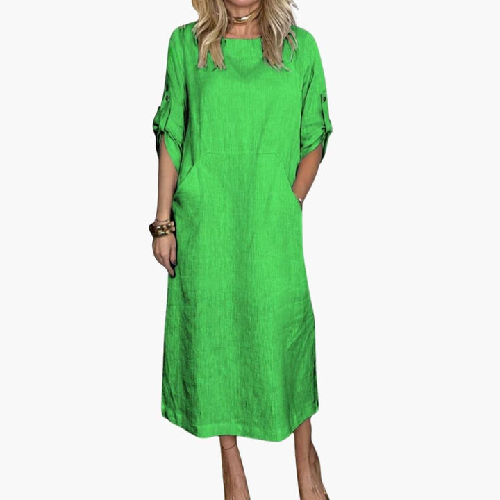 Bequemes Damen Sommerkleid mit Taschen - Perfekt für den Alltag
