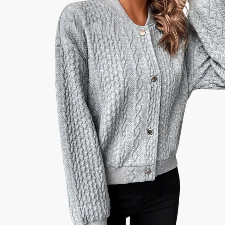 Langer Strickcardigan für Damen