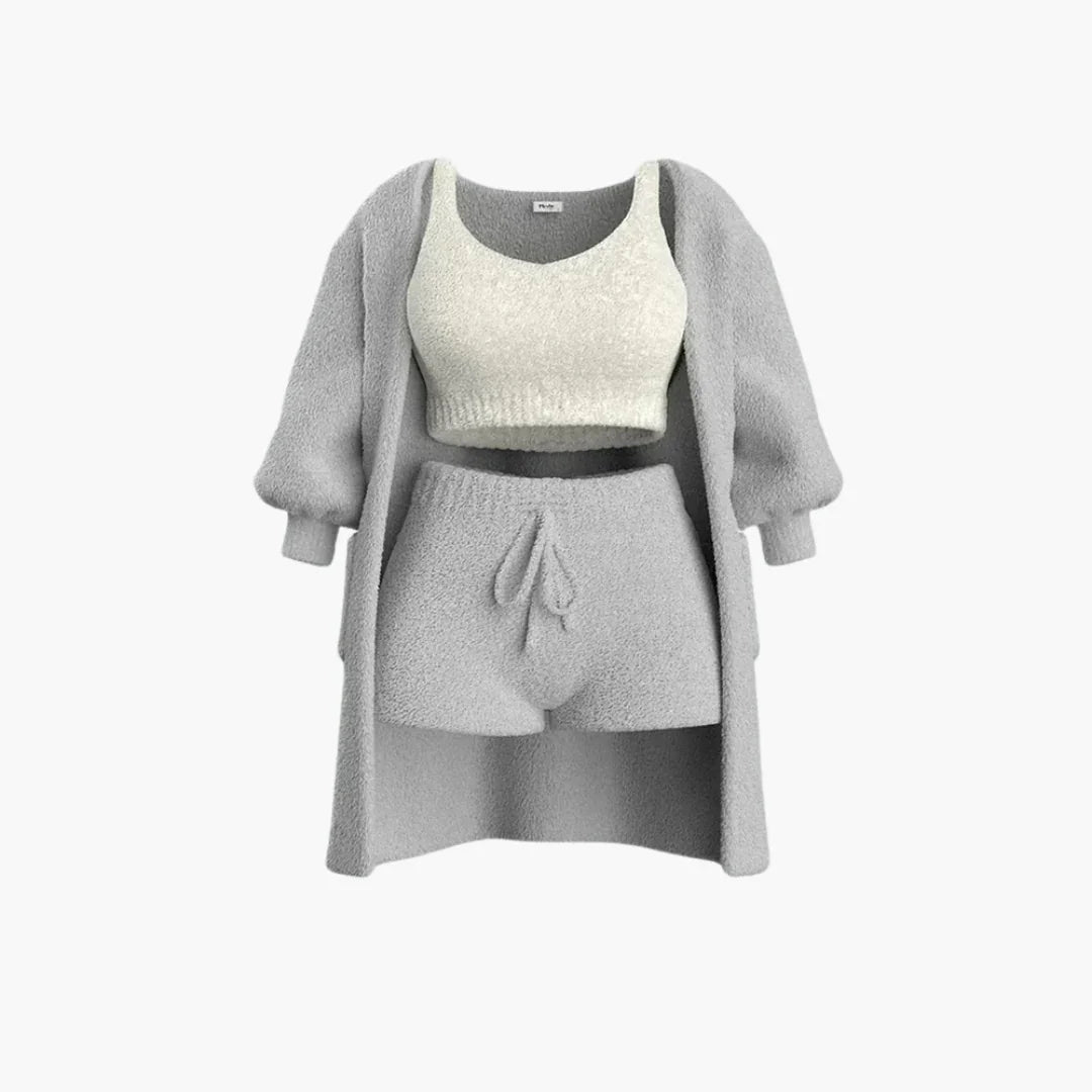 Locker Gestricktes Set für Damen