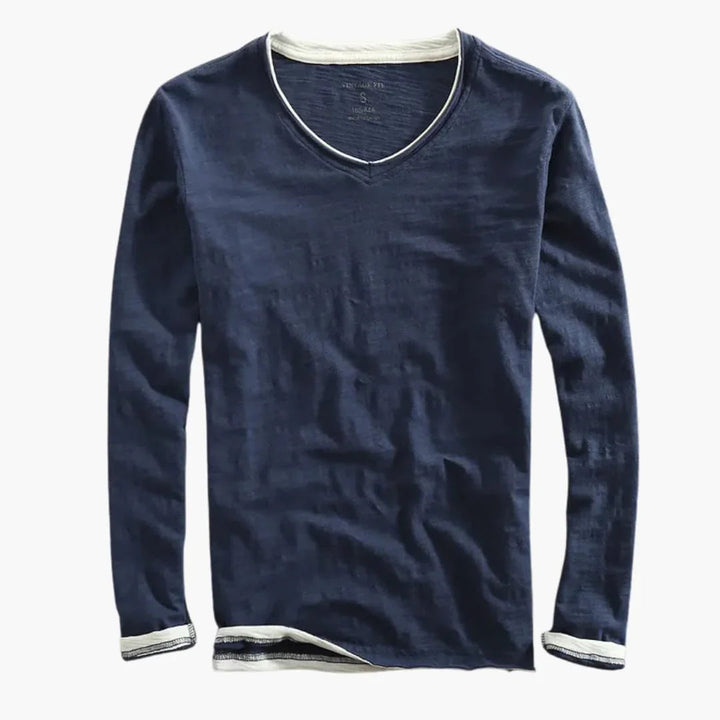 Langarm T-Shirt mit Klassischem Schnitt für Herren