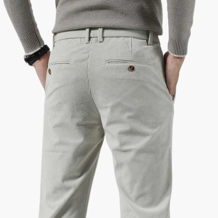Slim Fit Cord-Hose für Herren – Modische, bequeme Freizeithose