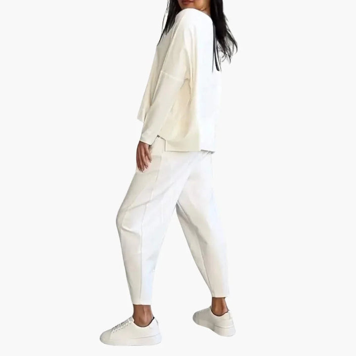Zweiteiliges Rundhals-Set für Damen