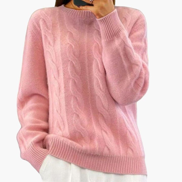 Bequemer lockerer Strickpullover für Frauen – stilvoll & bequem