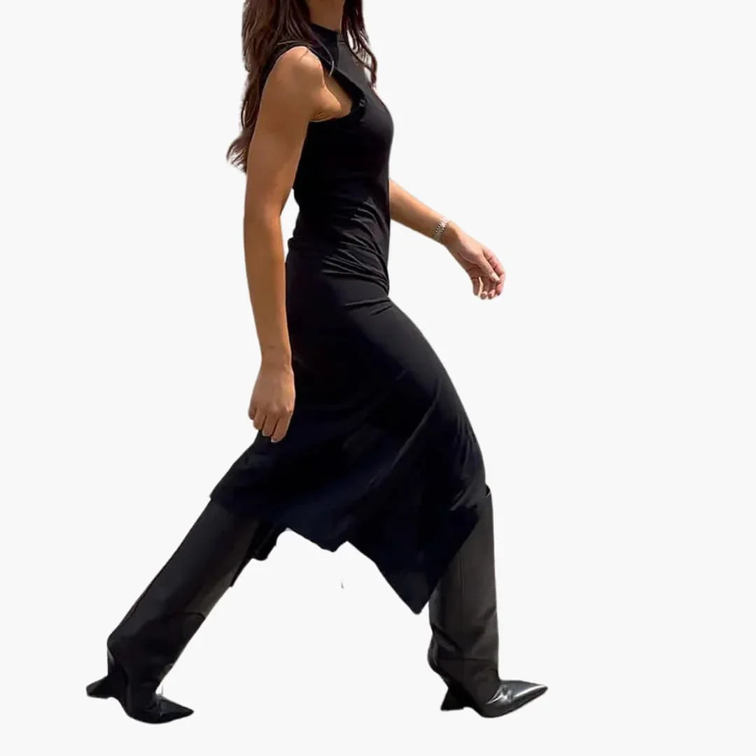Ärmelloses Maxi Kleid für Damen