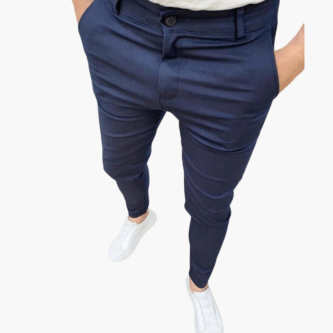 Herren Jogginghose Slim Fit - Schwarze Freizeit Pants