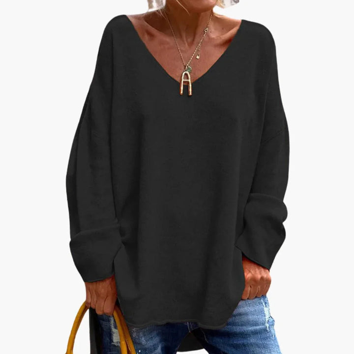 Oversized Langarm Shirt für Damen