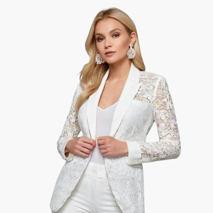 Eleganter Spitzenblazer für Damen - Stilvoller Spitzenblazer