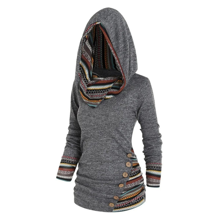 Tribal Muster Kapuzenpullover für Damen
