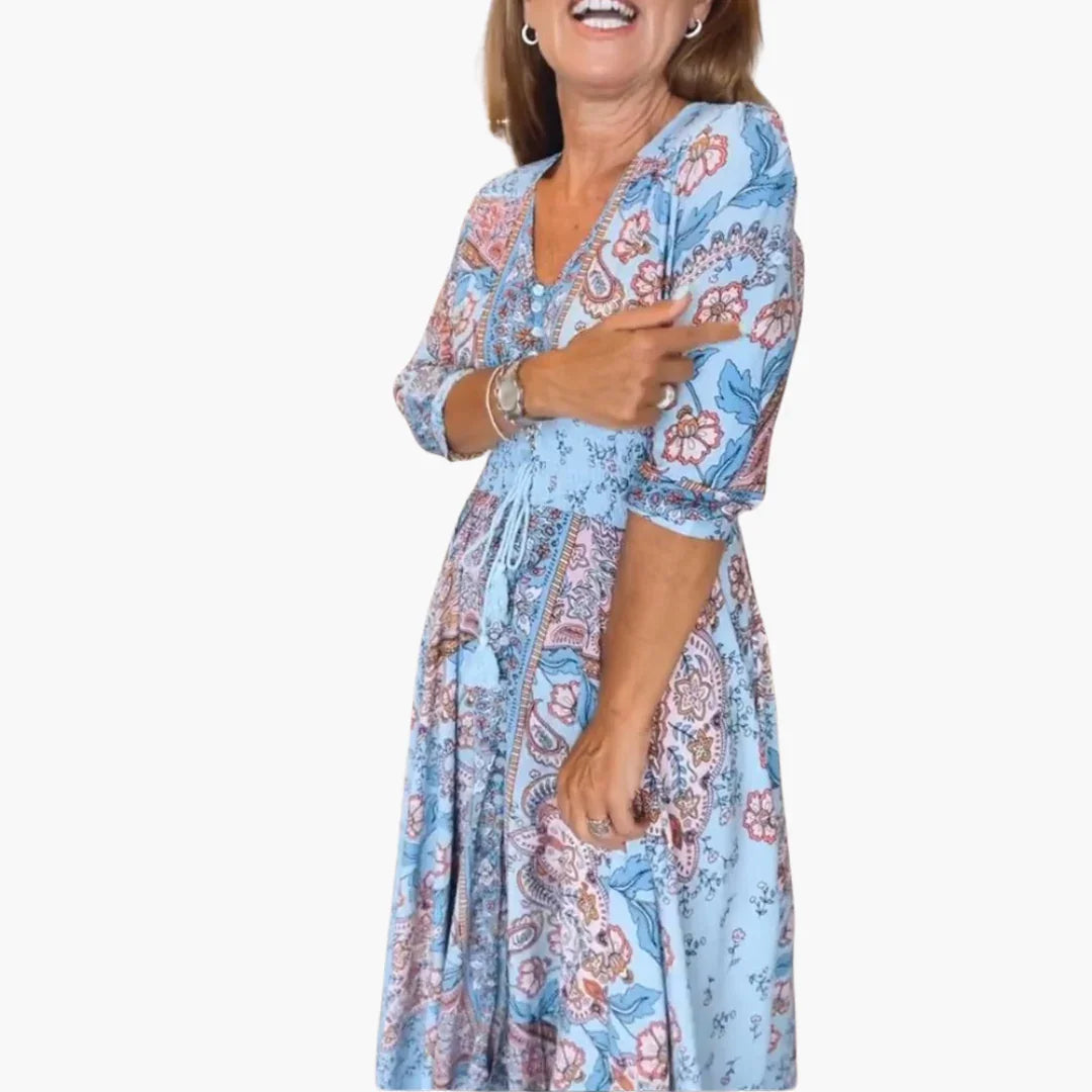 Boho Pattern Maxi Kleid für Damen
