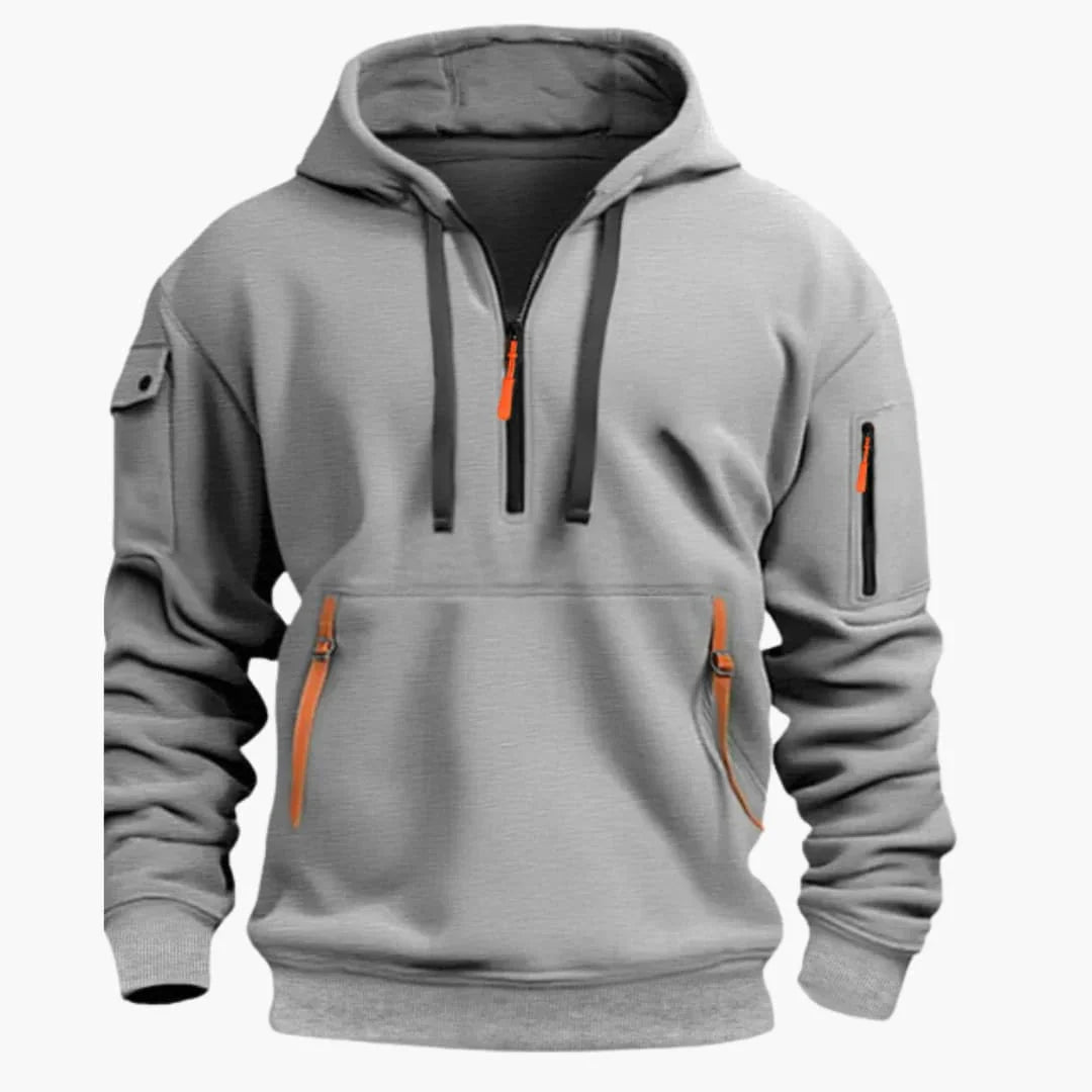 Strukturiertes Hoodie für Herren