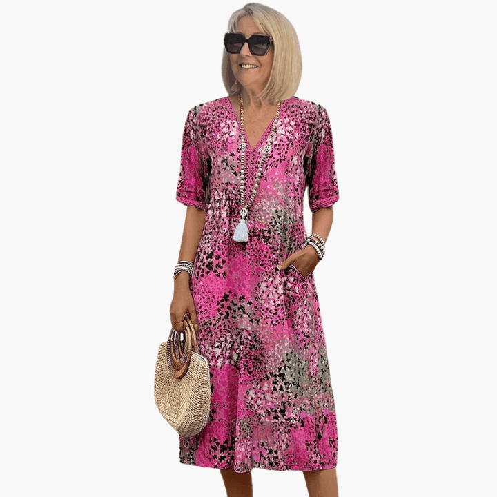 Sommerkleid mit Print für Damen – luftig & figurfreundlich