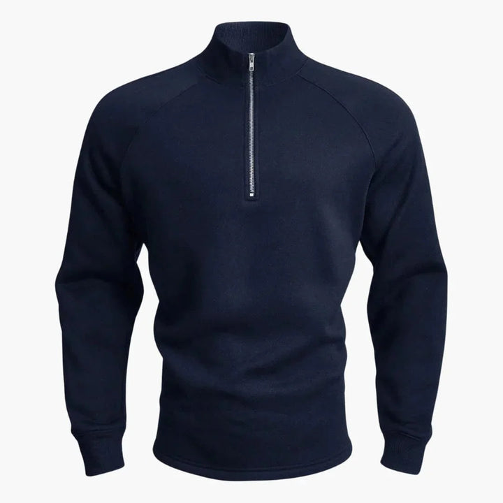 Stylischer Halfzip Strickpullover für Herren