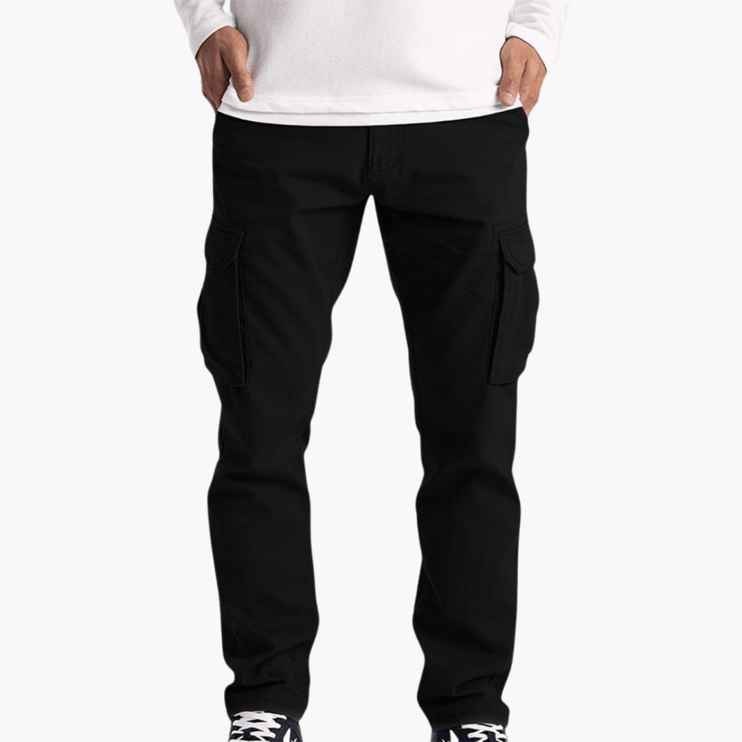 Casual style cargo pants for men - with many pockets