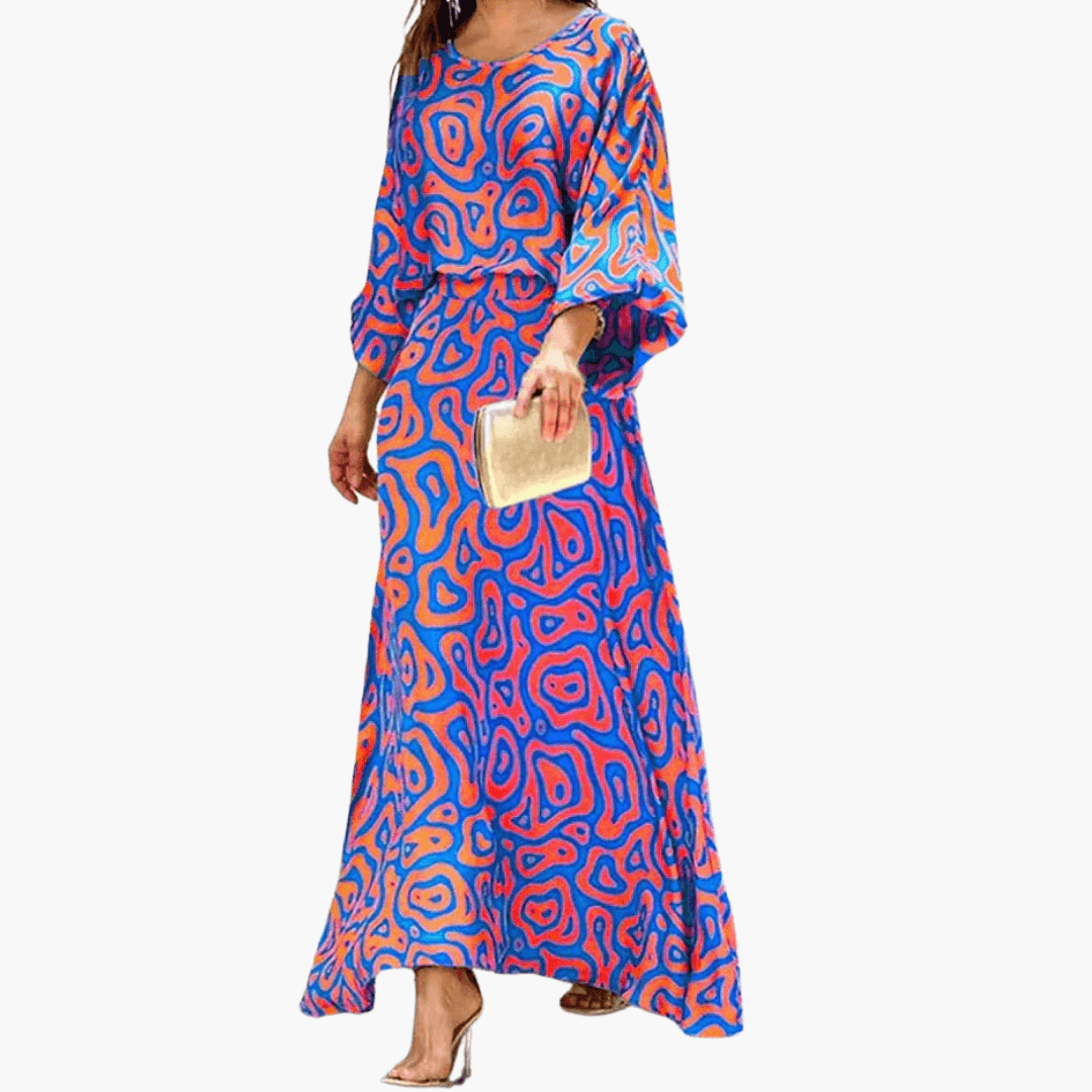 Damen Maxikleid mit Druck – Boho & Sommerkleid Stil