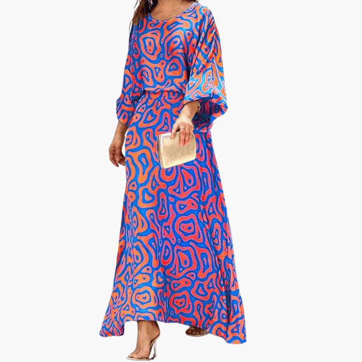 Damen Maxikleid mit Druck – Boho & Sommerkleid Stil